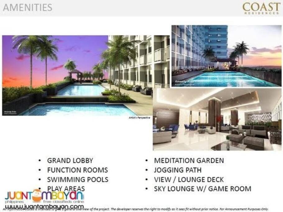 Smdc Coast Residences Lovely Fully-Furnished 1 Bedroom Condo With Pool Маніла Екстер'єр фото